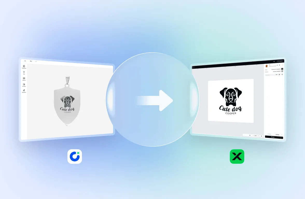 Seamless Handoff to xTool Studio